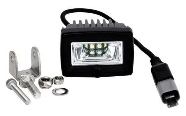 KC HiLiTES C-Series 2in. C2 LED Light 20w Area Flood Beam (Pair Pack System) - Black For Discount