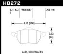 Hawk 00-06 Audi TT TT Quattro   96-06 VW (Various) HPS Street Front Brake Pads Online now