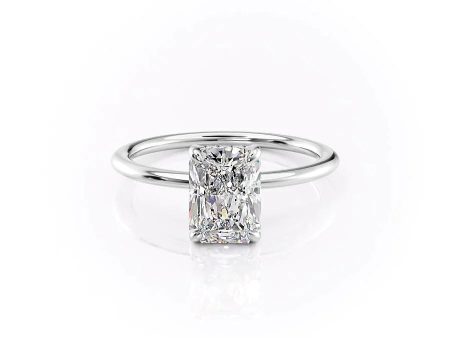 The Kamellie Set With A 2.5 Carat Radiant Lab Diamond Online Sale