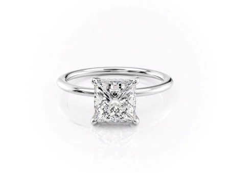 The Kamellie Set With A 2.5 Carat Princess Lab Diamond Online