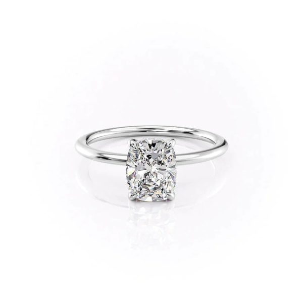 The Kamellie Set With A 2 Carat Elongated Cushion Lab Diamond Online