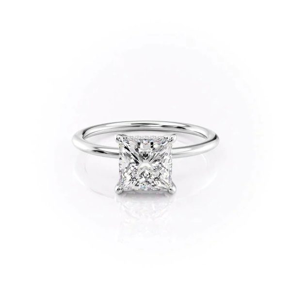 The Kamellie Set With A 3 Carat Princess Lab Diamond Online Sale