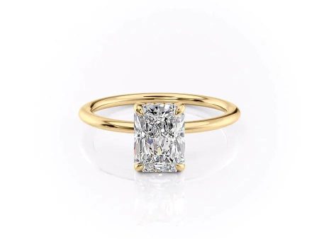 The Kamellie Set With A 2.5 Carat Radiant Lab Diamond Sale